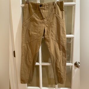 Prairie Underground Pants Women MEDIUM Muted Mustard. Organic Cotton Made in US